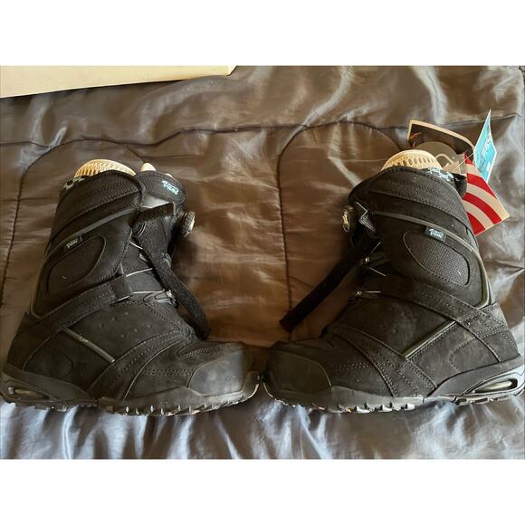 VANS Women’s Size 9 Contra Black Winter Boots BOA - WNS Vintage - Picture 2 of 12